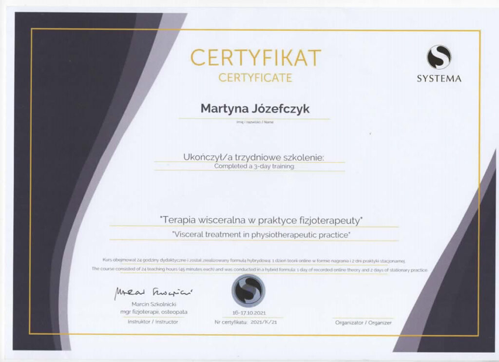 Pelvismed - certyfikat martyna 10