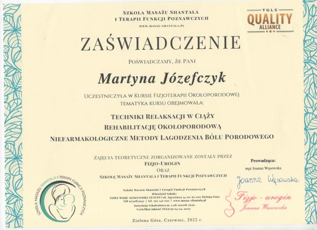 Pelvismed - certyfikat martyna 13